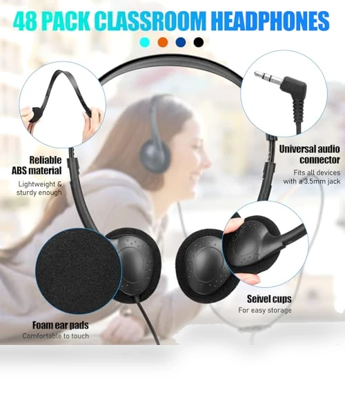 Classroom Headphones — Over-Ear Headphones, Frienda