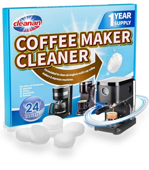 Coffee Maker Cleaner and Descaling Tablet — Cleaning Products, cleanan