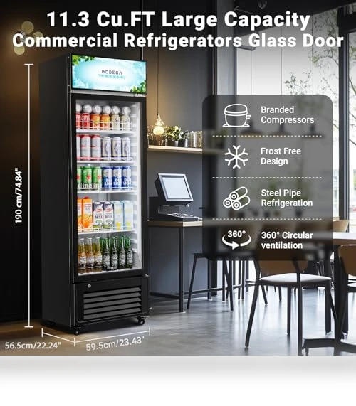 Commercial Beverage Refrigerator and Cooler — Drink Coolers, BODEGA