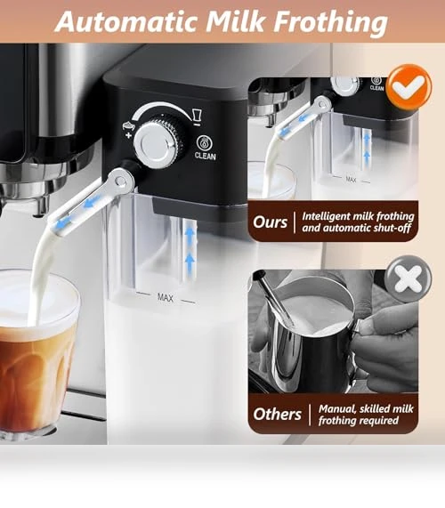 Espresso and Cappuccino Machine — Coffee & Espresso Combos, Tesslux