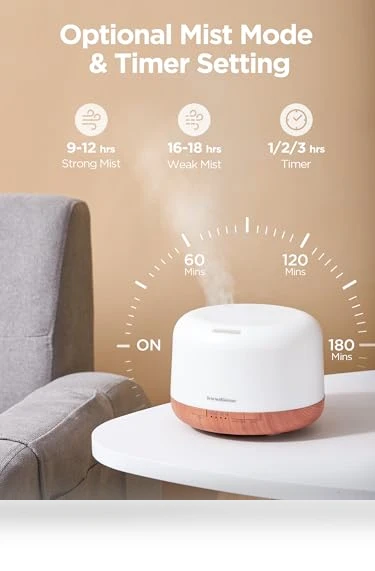 Essential Oil Diffuser with Remote Control — Diffusers, InnoGear