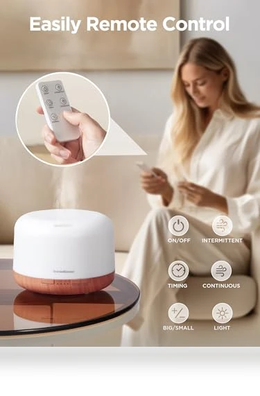 Essential Oil Diffuser with Remote Control — Diffusers, InnoGear