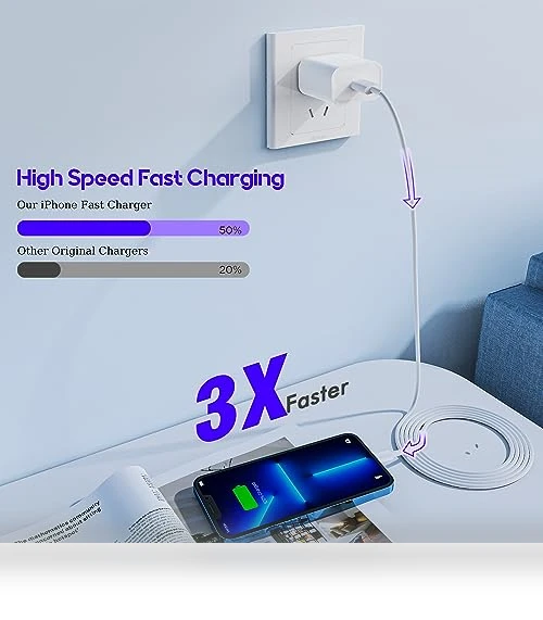 Fast iPhone Charging Cable and Wall Charger Set — Chargers, Shenzhen Jiaxingyuan Technology Co., Ltd.