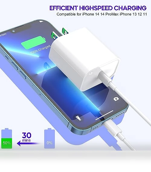 Fast iPhone Charging Cable and Wall Charger Set — Chargers, Shenzhen Jiaxingyuan Technology Co., Ltd.