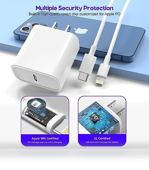 Fast iPhone Charging Cable and Wall Charger Set — Chargers, Shenzhen Jiaxingyuan Technology Co., Ltd.