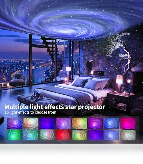 Galaxy Projector with Bluetooth Speaker — Sleep Soothers, ENOKIK