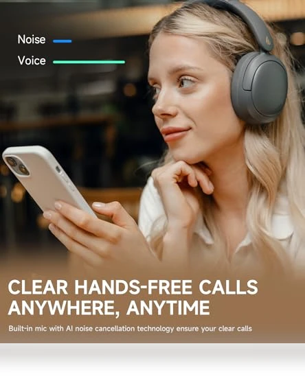 Hybrid Active Noise Cancelling Headphones — Over-Ear Headphones, EDIFIER