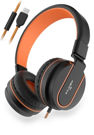 Kids Headphones with Microphone — In-Ear Headphones, AILIHEN