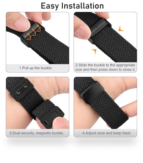 Magnetic Braided Bands — Smartwatch Straps