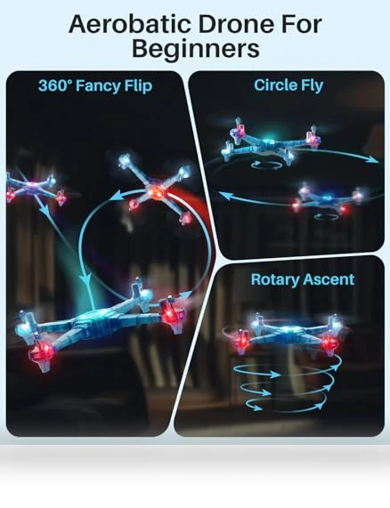 Mini Drone with Detachable Arms — RC Helicopters, Syma