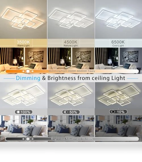 Modern LED Ceiling Light — Overhead Lighting, SITAFU