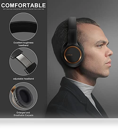 Over-Ear Wired Headphones with Microphone — Over-Ear Headphones, LORELEI
