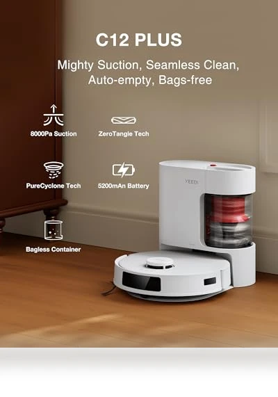 Robot Vacuum and Mop — Smart Cleaning Robots, YEEDI