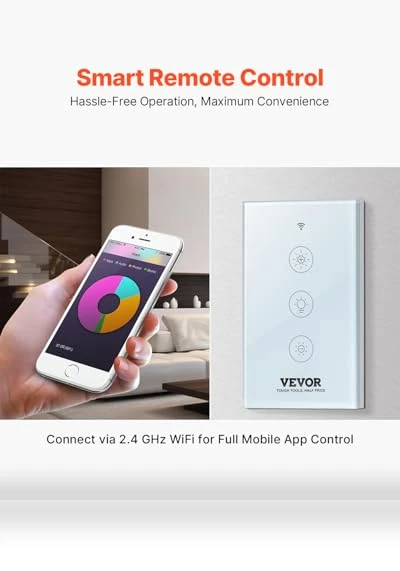 Smart Dimmer Switch — Dimmer Switches, VEVOR