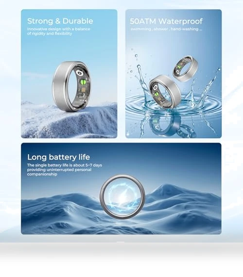 Smart Fitness Tracker Ring — Smart Rings, Domhong