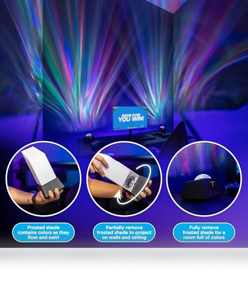 Smart Gaming Tabletop Galaxy Projector Night Light — Night Lights, Enbrighten