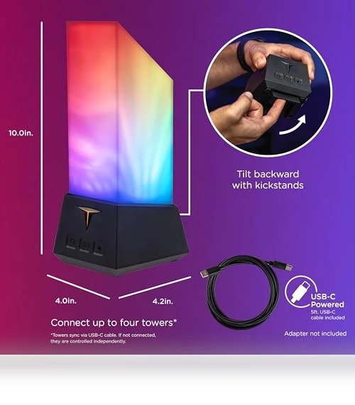 Smart Gaming Tabletop Galaxy Projector Night Light — Night Lights, Enbrighten