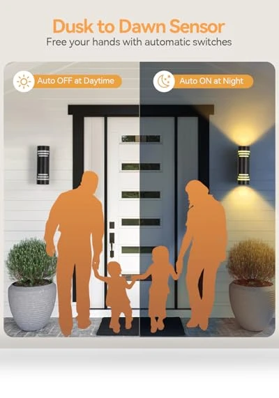 Smart Outdoor Wall Lights — Outdoor Security & Flood Lighting, KIZON