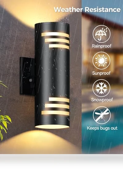 Smart Outdoor Wall Lights — Outdoor Security & Flood Lighting, KIZON