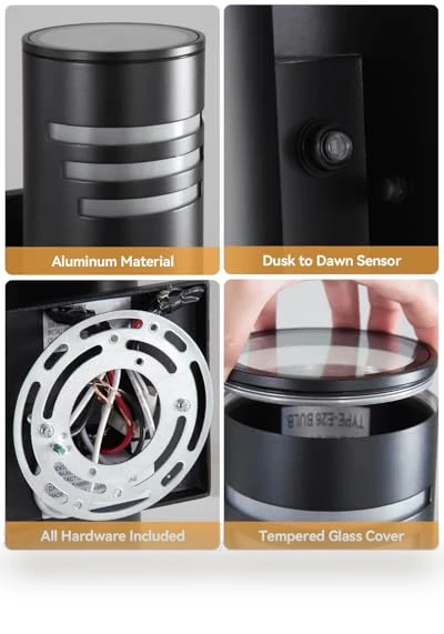 Smart Outdoor Wall Lights — Outdoor Security & Flood Lighting, KIZON