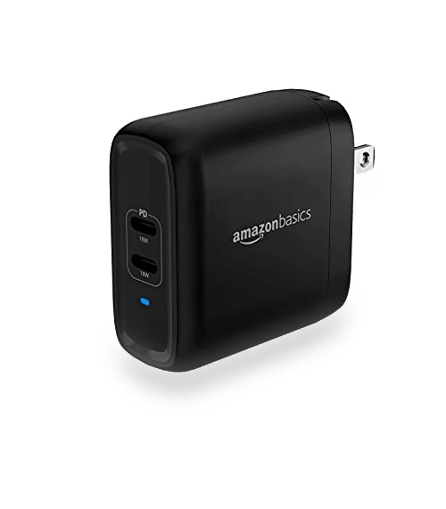 Two-Port USB-C Wall Charger — Chargers, Amazon