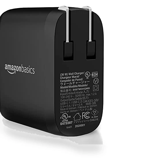Two-Port USB-C Wall Charger — Chargers, Amazon