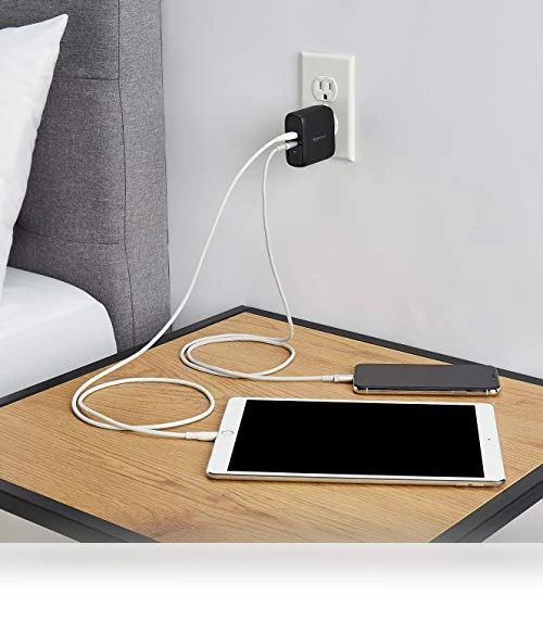 Two-Port USB-C Wall Charger — Chargers, Amazon