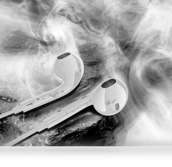 Wired Ear Buds with Built-in Remote — In-Ear Headphones, AJY