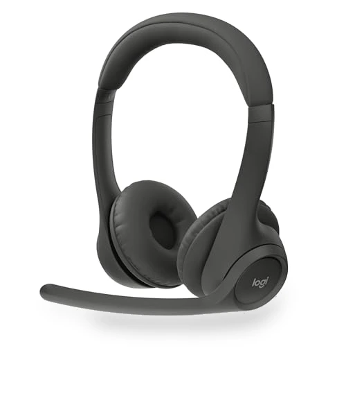 Wireless Bluetooth Headset with Noise-Canceling Microphone — Headsets, Logitech