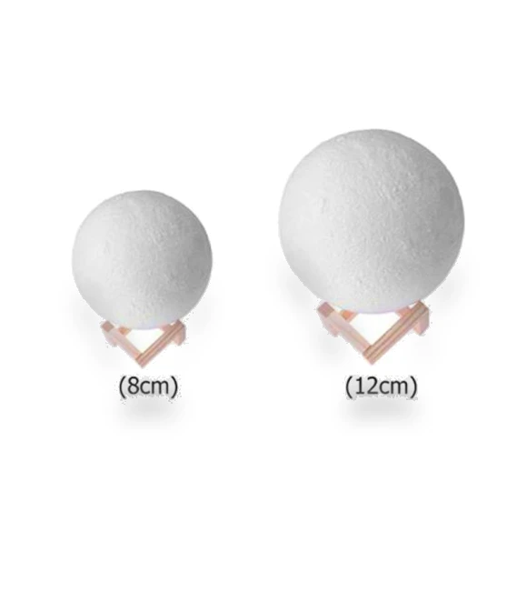 3D Printed Rechargeable Moon Lamp — Lighting, Zhou Yajin
