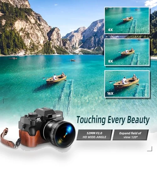 4K 48MP Vlogging Camera — Mirrorless Cameras, Monitech