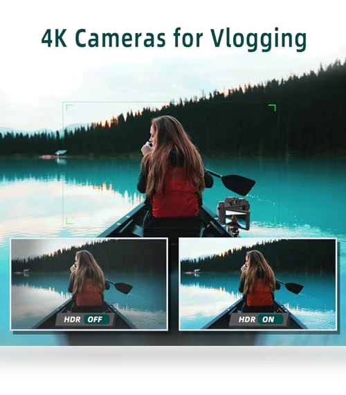 4K 48MP Vlogging Camera — Mirrorless Cameras, Monitech