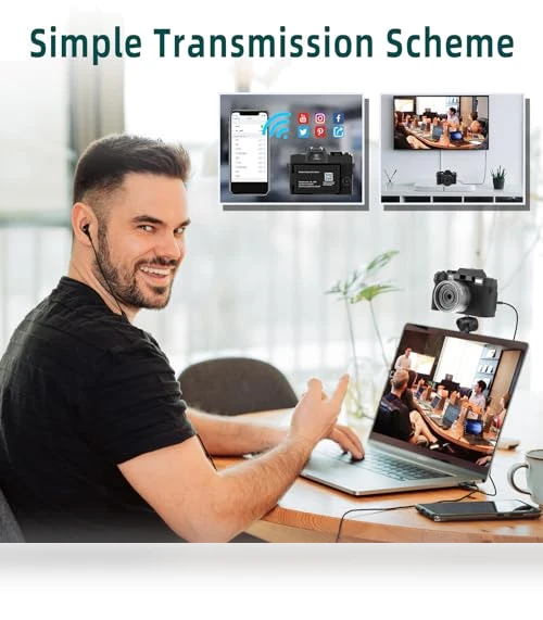 4K 48MP Vlogging Camera — Mirrorless Cameras, Monitech