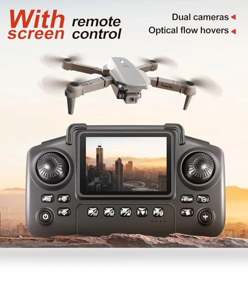 Foldable Mini Drone with Screen Controller — Drones, elecci