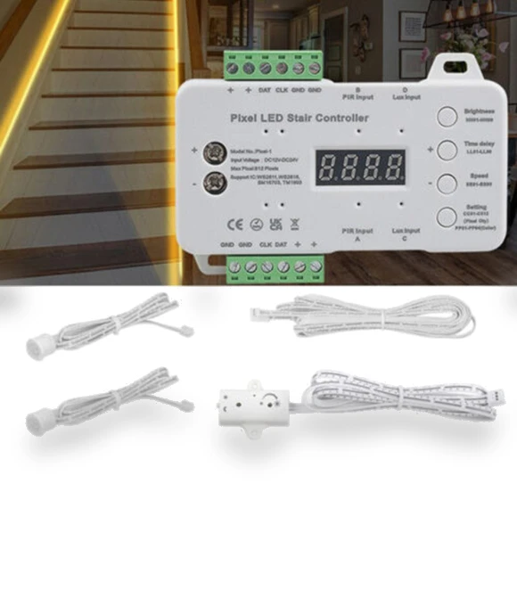 Lighting Controller with DC Extension — Light Dimmers, grocery Room