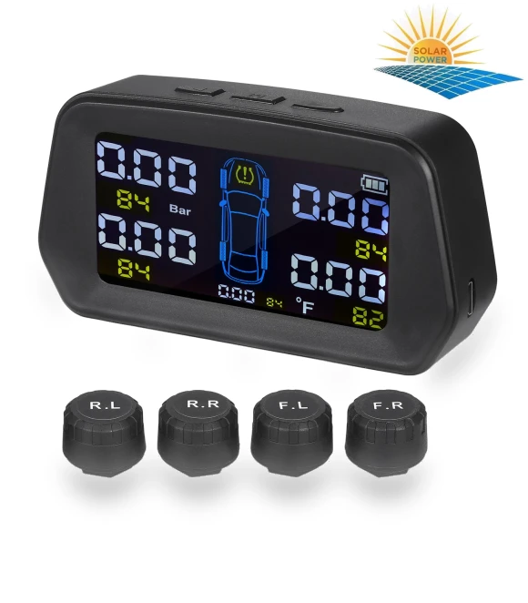 Tire Pressure Monitoring System with Solar Power — TPMS Sensor Replacements, VehicleKit