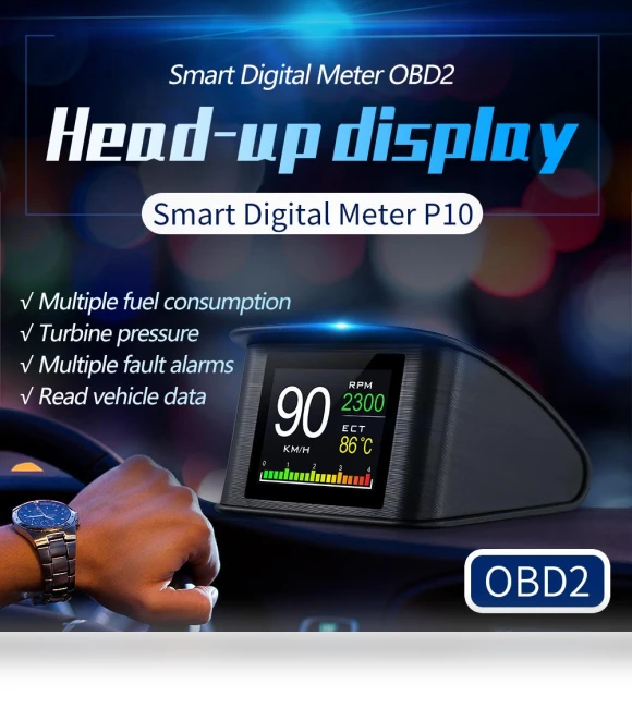 Universal HUD OBD2 Smart Digital Meter — Car Accessories & Gadgets
