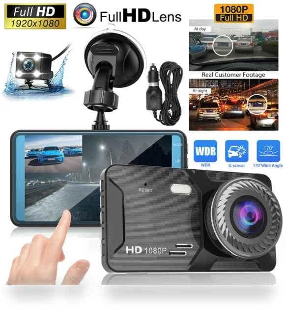 Dual Lens Car Dash Cam — Dashboard Cameras, LQT