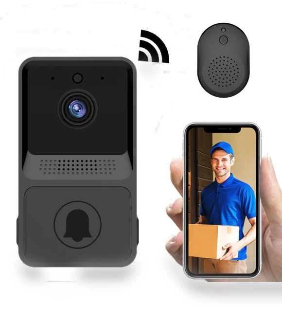 Smart Home Wi-Fi Camera Doorbell — Smart Home Security, Five Colorful