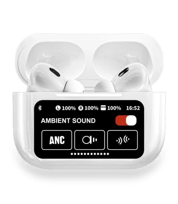 Touch Screen ANC Wireless Earbuds — In-Ear Headphones, Junmaocun