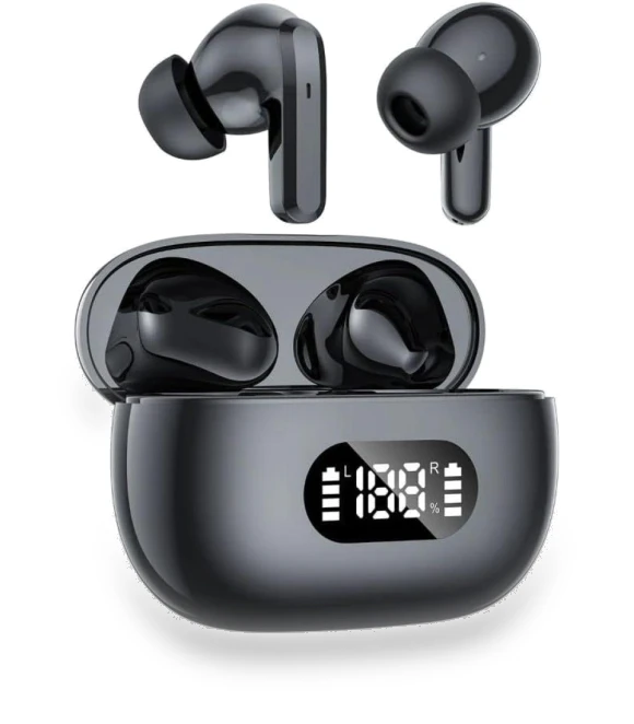 Bluetooth Earbuds with Charging Case — In-Ear Headphones, Junmaocun