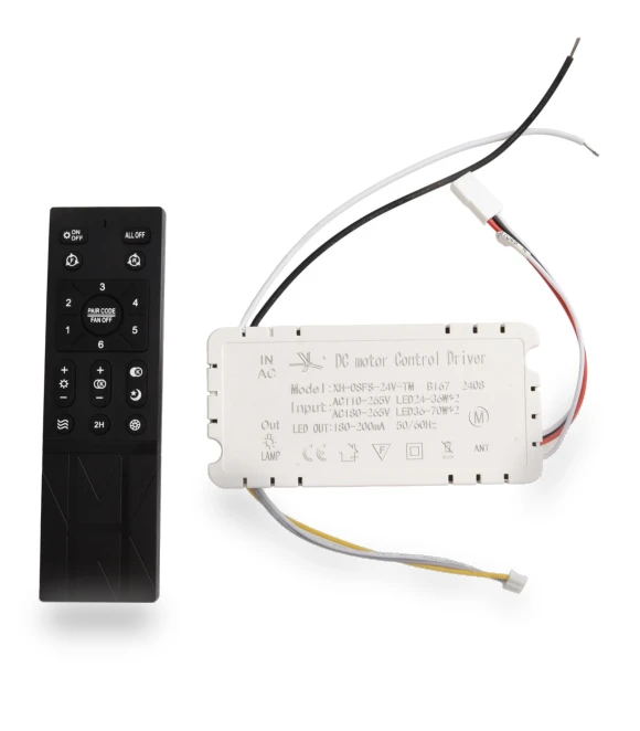 Ceiling Fan with Remote Control and Light Brightness Adjustment — Ceiling Fan Lighting Solutions, Rumble
