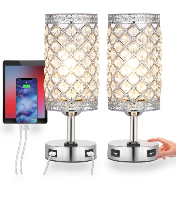 Crystal Touch Control Desk Lamp — Study & Desk Lighting, TOMTOP JMS