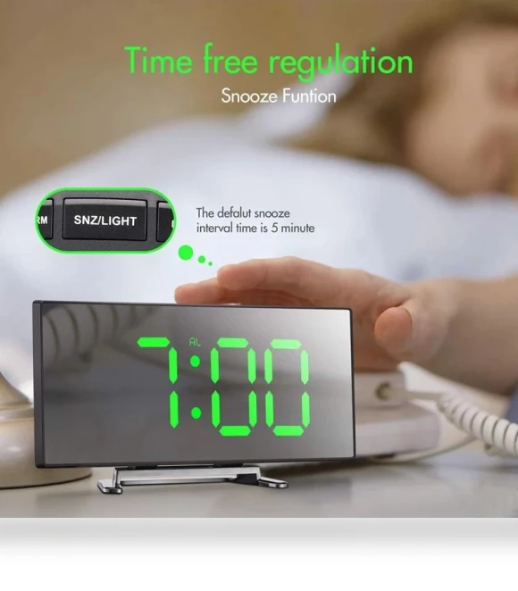 Curved Surface LED Electronic Watch — Wearable Accessories, Dulcet