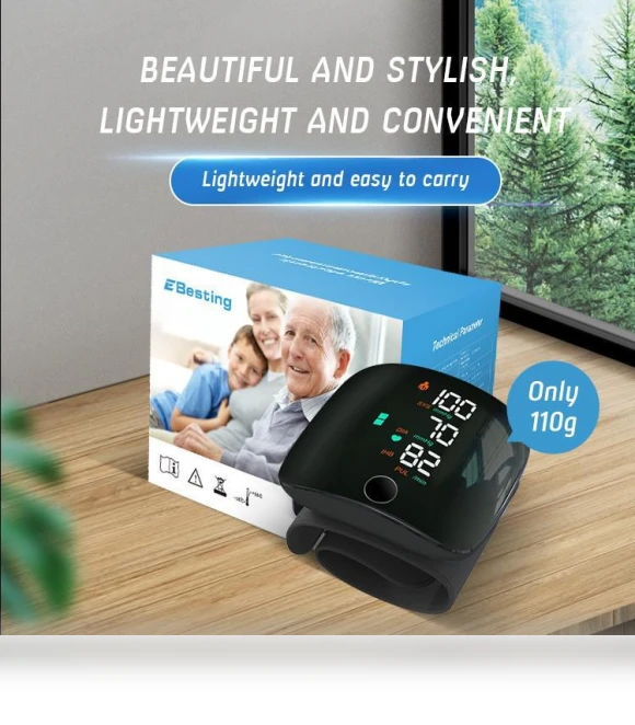 Rechargeable Wrist Blood Pressure Monitor — Blood Pressure Monitors, AI Supermarket