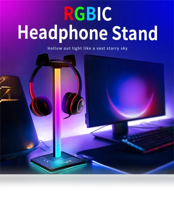 RGB Gaming Headset Stand — Stands & Hangers, chigood