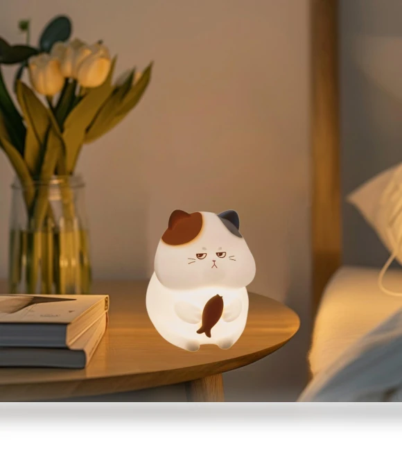 Silicone Night Light for Cats — Night Lights, Closet of Beauty