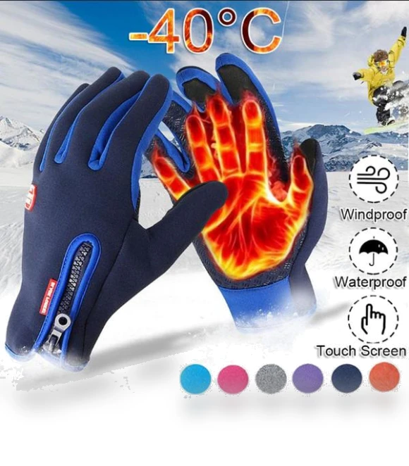 Thermal Touchscreen Winter Gloves — Gloves & Mittens, Lucky Black Cat