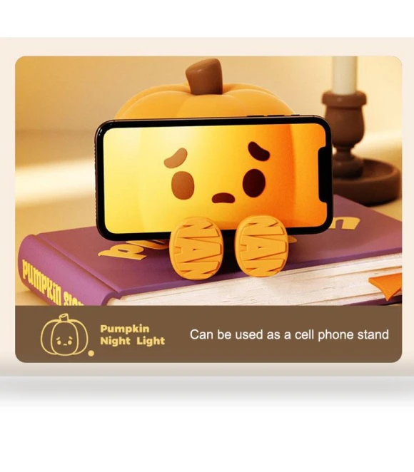 Cute Pumpkin Night Light — Night Lights, Lullabey
