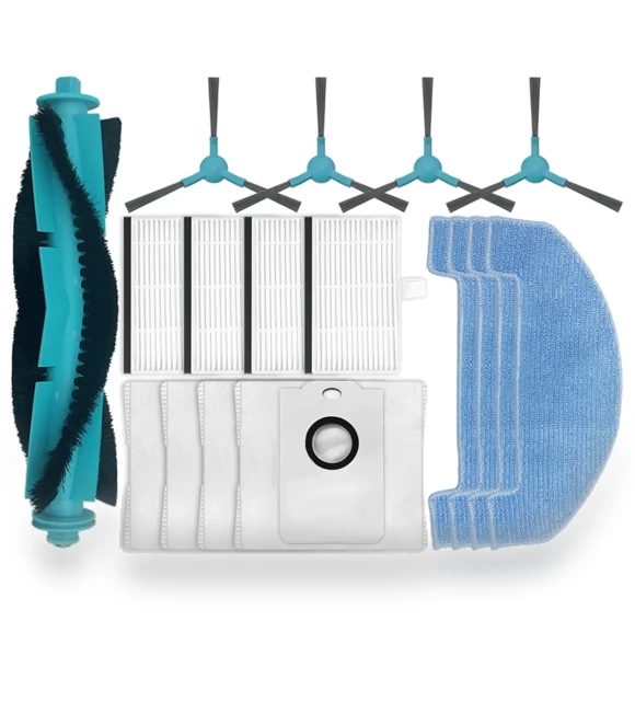 Main Side Brush-Mop with Dust Collector Filter — Vacuum Attachments, Elegant Living House